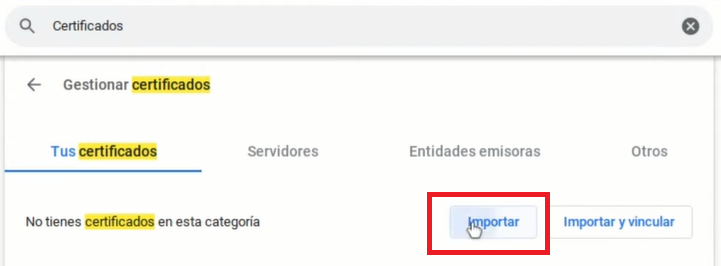 Google Chrome - CertificadoElectronico.es