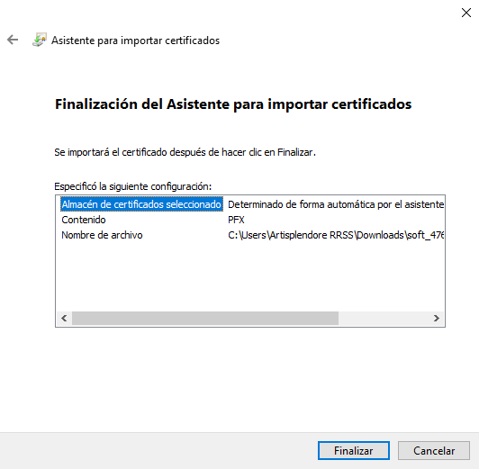 Paso 6 - CertificadoElectronico.es