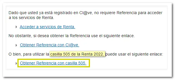 Agencia tributaria - casilla 505 - CertificadoElectronico.es