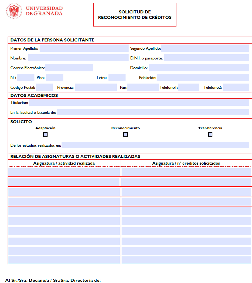 Documento-UGR-reconocimiento de créditos y convalidaciones-CertificadoElectronico.es