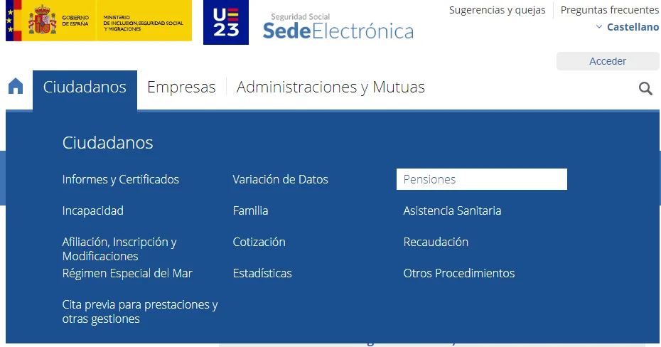 Sede electrónica seguridad social - pensión de orfandad - CertificadoElectronico.es