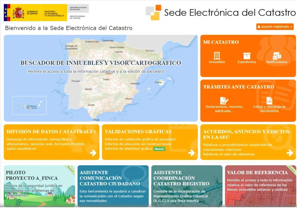sede electrónica catastro - valor catastral - CertificadoElectronico.es