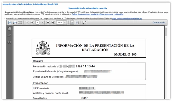 Documento - presentar impuestos - CertificadoElectronico.es