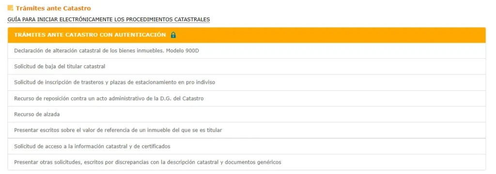 Sede catrastro - datos catastrales - CertificadoElectronico.es