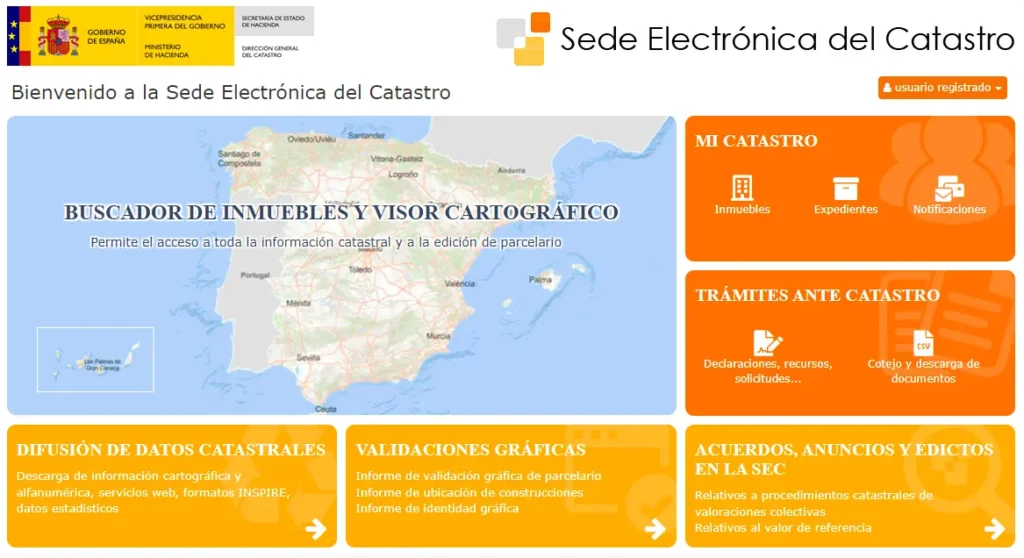 sede electrónica catastro - tasa de acreditación catastral - certificadoelectronico.es