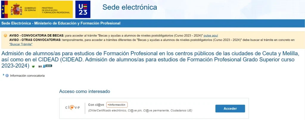 sede electrónica - CIDEAD - CertificadoElectronico.es
