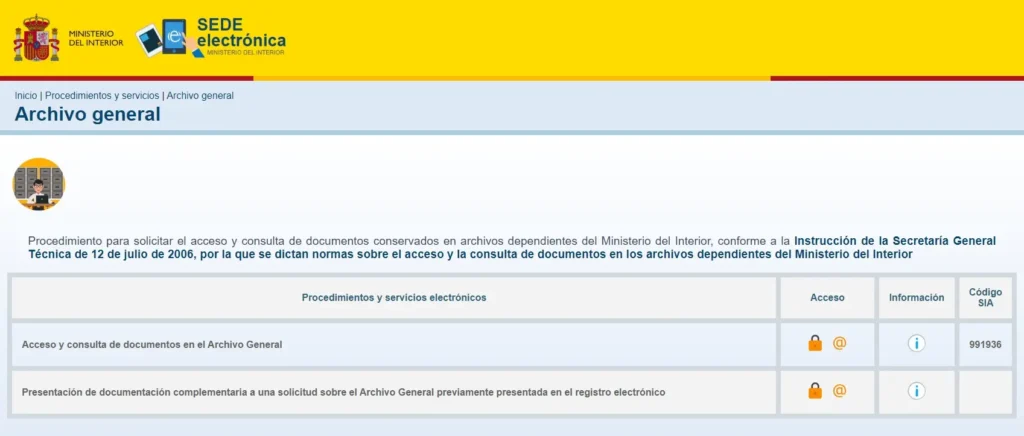 Sede electronica - Ministerio del Interior - CertificadoElectronico.es
