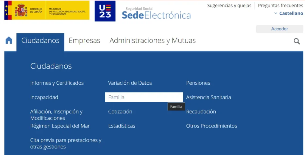 Sede - seguro escolar - CertificadoElectronico.es
