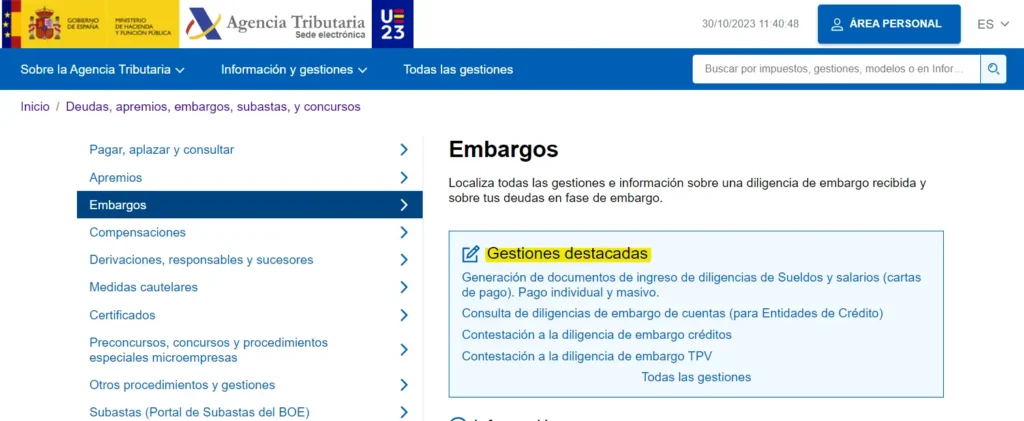Blog 92.3. - Recursos para un embargo - CertificadoElectronico.es