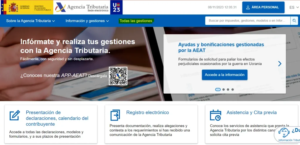 sede1 - certificado de residencia fiscal - CertificadoElectronico.es