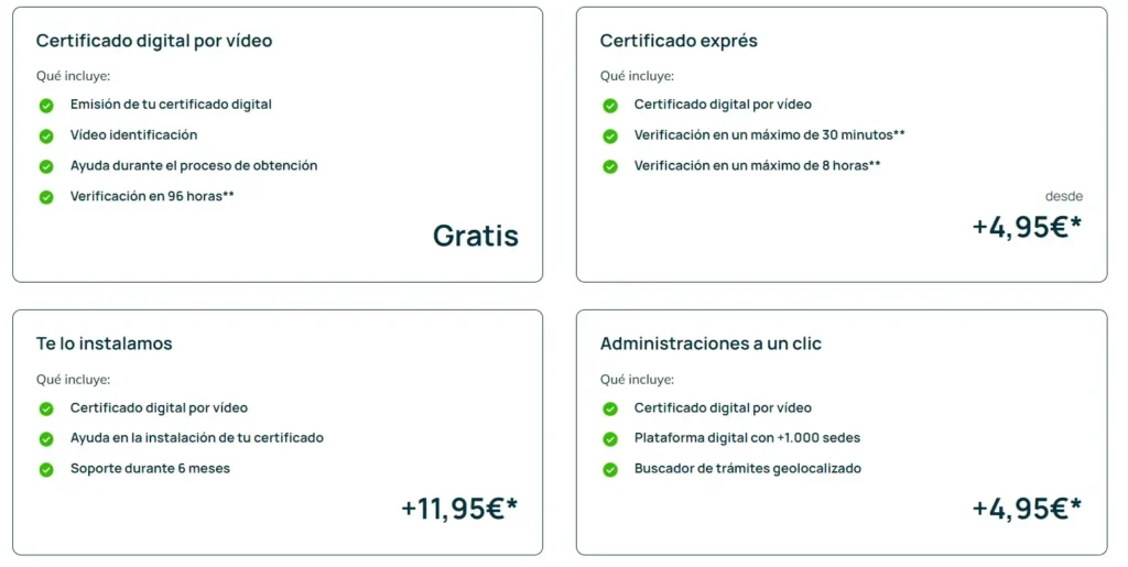Servicios - Vigo - CertificadoElectronico.es