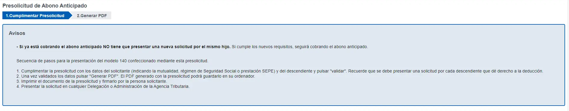 sede electrónica agencia - modelo 140 - CertificadoElectronico.es