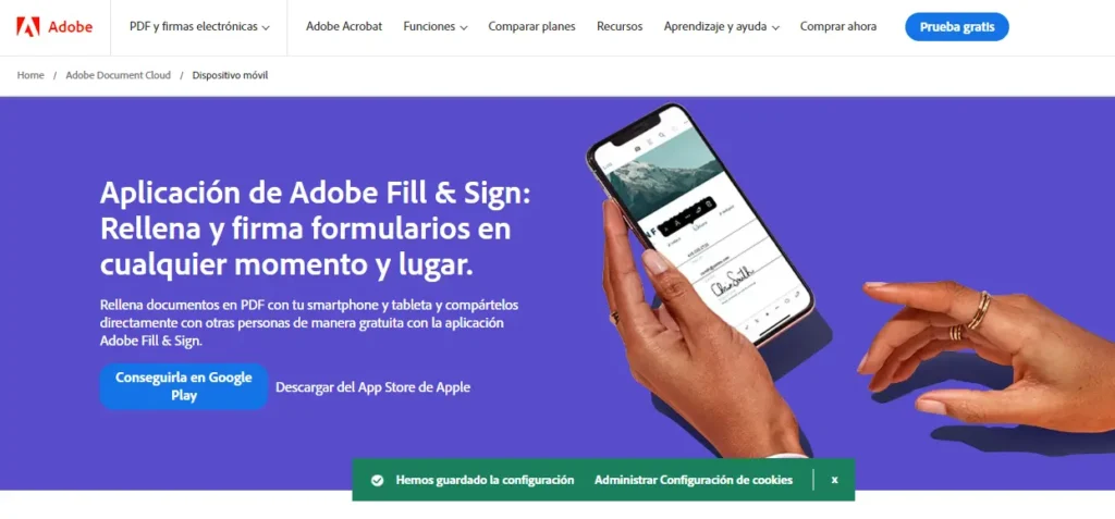 Fill & Sign - firmar documentos con el móvil - CertificadoElectronico.es