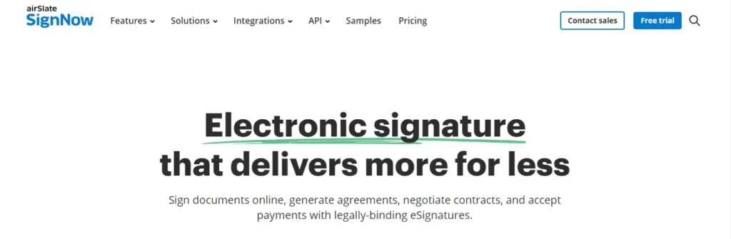 SignNow - firmar documentos en el móvil - CertificadoElectronico.es