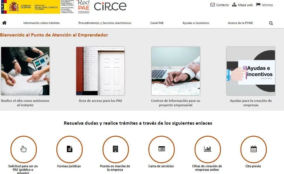 empresa en 48 horas - Circe - CertificadoElectronico.es