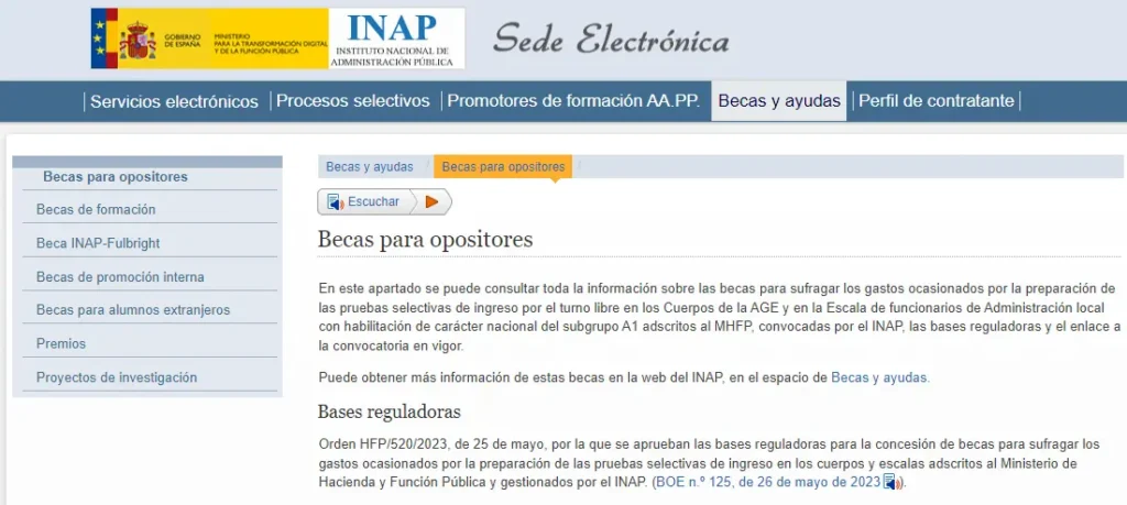 INAP - oposición - CertificadoElectronico.es