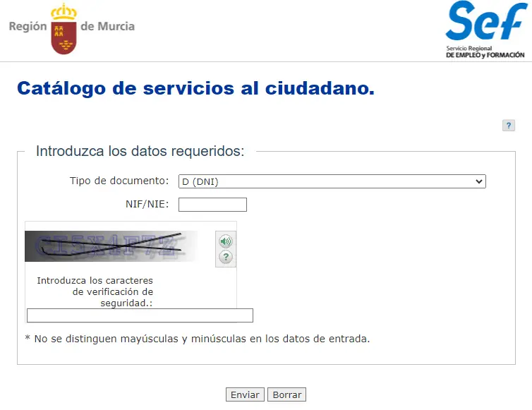 SEF - Murcia - CertificadoElectronico.es