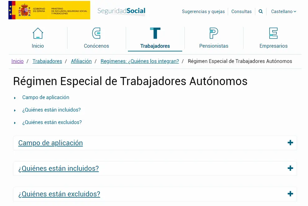 Seguridad Social RETA - autónomos de baja - CertificadoElectronico.es