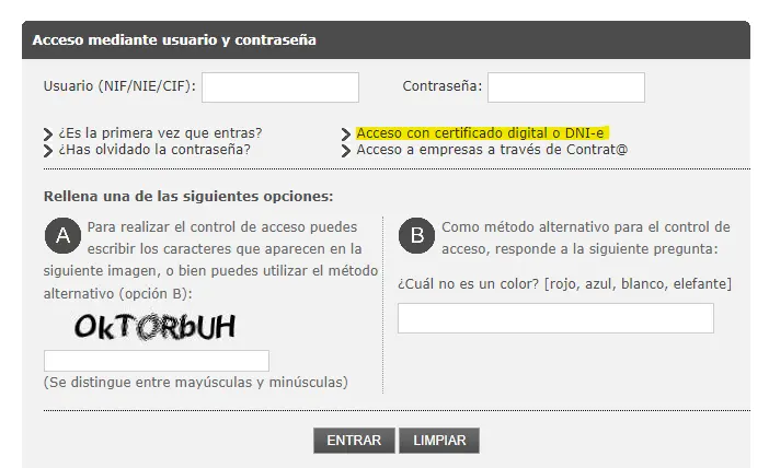 sede - servicio andaluz de epleo - CertificadoElectronico.es