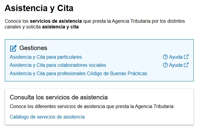 Cita previa Agencia tributaria - certificados tributarios - certificadoelectronico.es