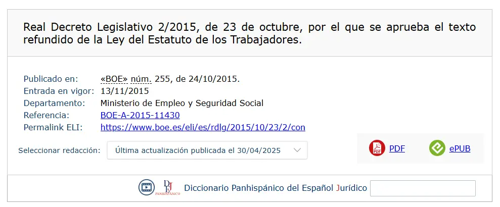 Estatuto de los Trabajadores - cláusula pasarela - CertificadoElectronico.es